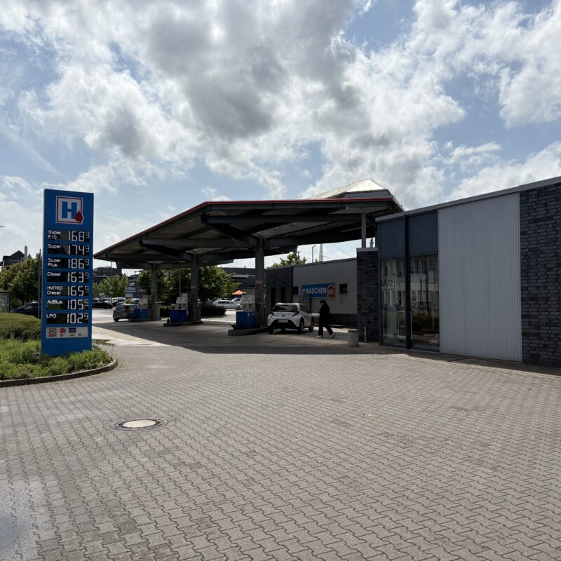 Hempelmann Tankstelle in Herford (NRW) mit HVO100 aufgenommen in der HVO Karte für Deutschland (xtl-finder.com)